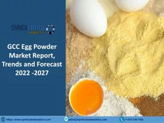 gcc egg powder market report trends and forecast