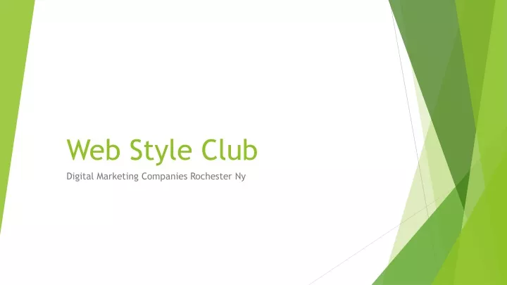 web style club