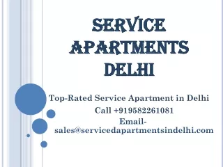 Serviced Apartment Delhi