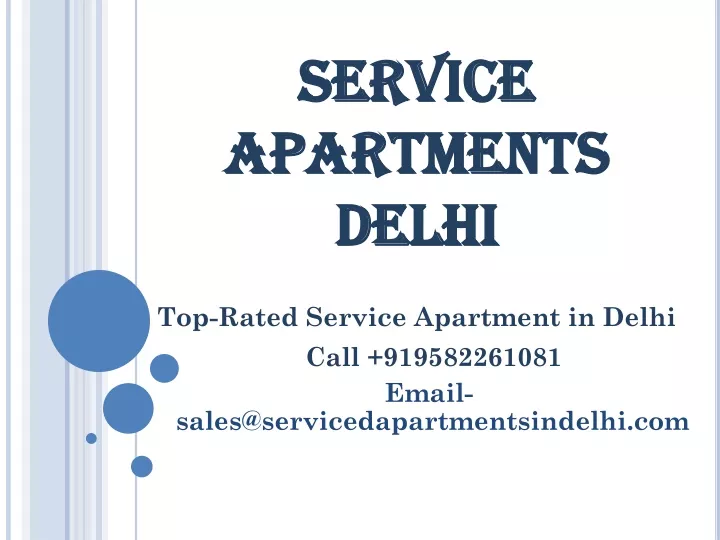 service apartments delhi