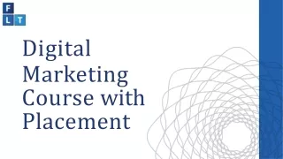 Digital Marketing Course with Placement