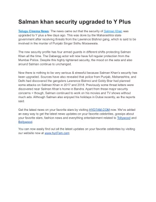 salman khan security upgraded to y plus