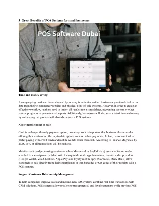 3 great benefits of pos systems for small