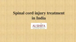 Alshifa-SpinalCordTreatmentInIndia