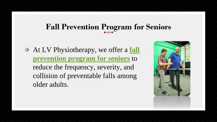fall prevention program for seniors
