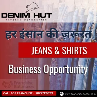 jeans shirts business opportunity