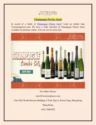 champagne perrier jouet