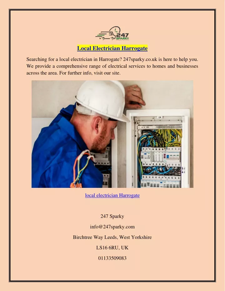 local electrician harrogate