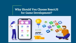 Why Should You Choose ReactJS for Game Development_