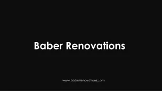 Baber Renovations - Construction Planning