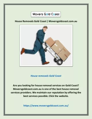 House Removals Gold Coast | Moversgoldcoast.com.au