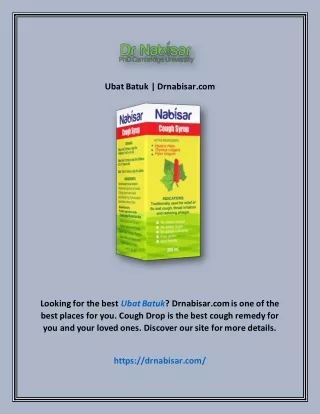 ubat batuk drnabisar com