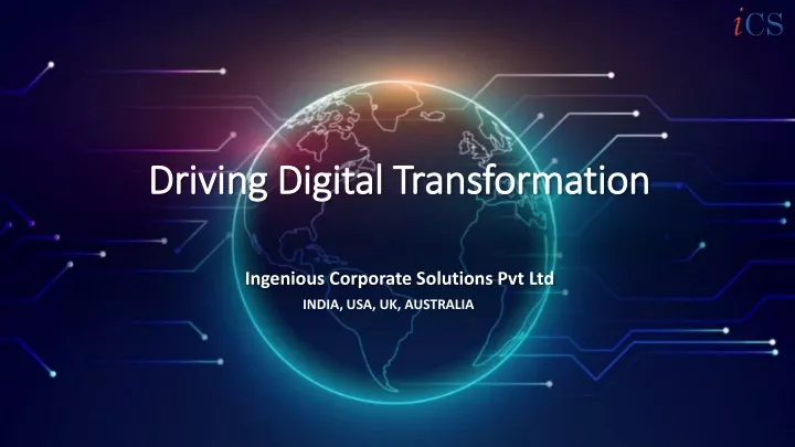 driving digital transformation