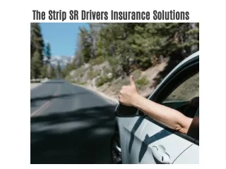 The Strip SR Drivers Insurance Solutions