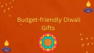 Best budget-friendly Diwali Gifts
