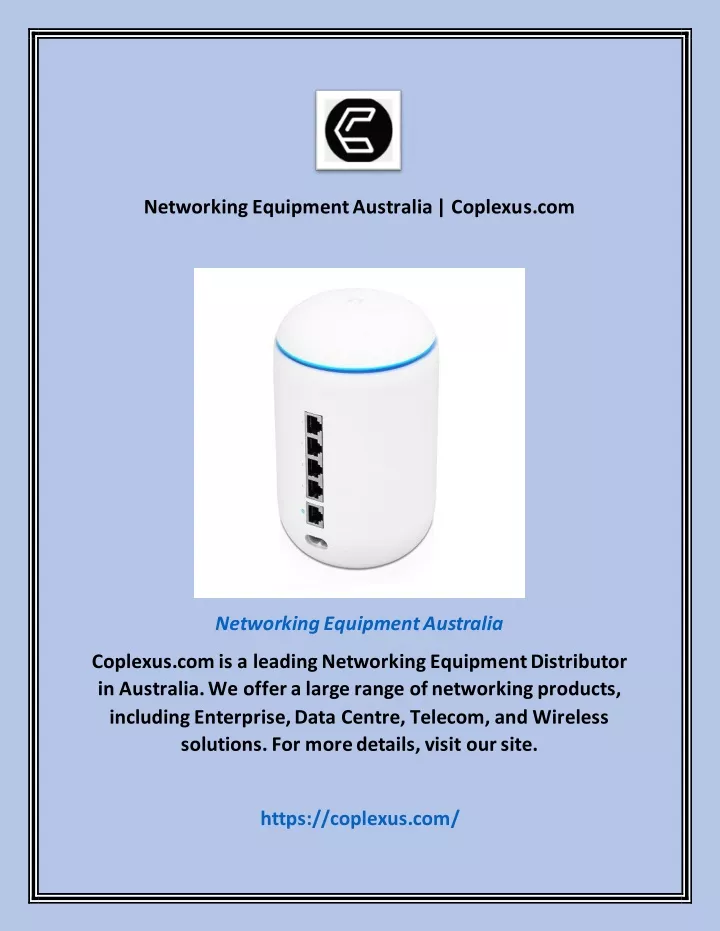 networking equipment australia coplexus com