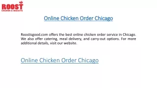 Online Chicken Order Chicago Roostisgood.com