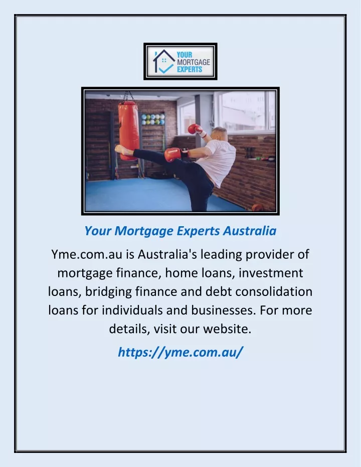 your mortgage experts australia