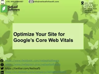 Optimize Your Site for Google’s Core Web Vitals