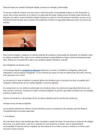 Los primordiales beneficios de un sistema de bloqueo inteligente para su hogar