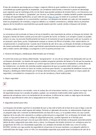 Los principales Pro's de un sistema de bloqueo inteligente para su casa