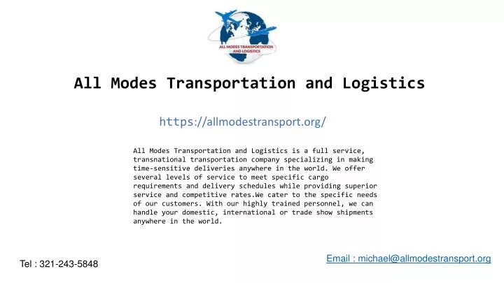all modes transportation and logistics
