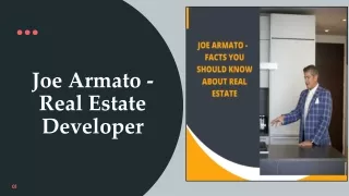 joe armato real estate developer