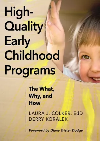 READ  High Quality Early Childhood Programs The What Why and How