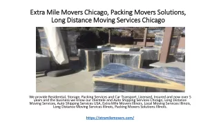 Extra Mile Movers USA, Moving Storage, Auto Shipping Services