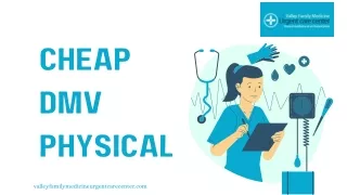 cheap dmv physical