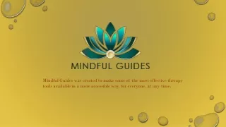 Mindfulness based stress reduction exercises