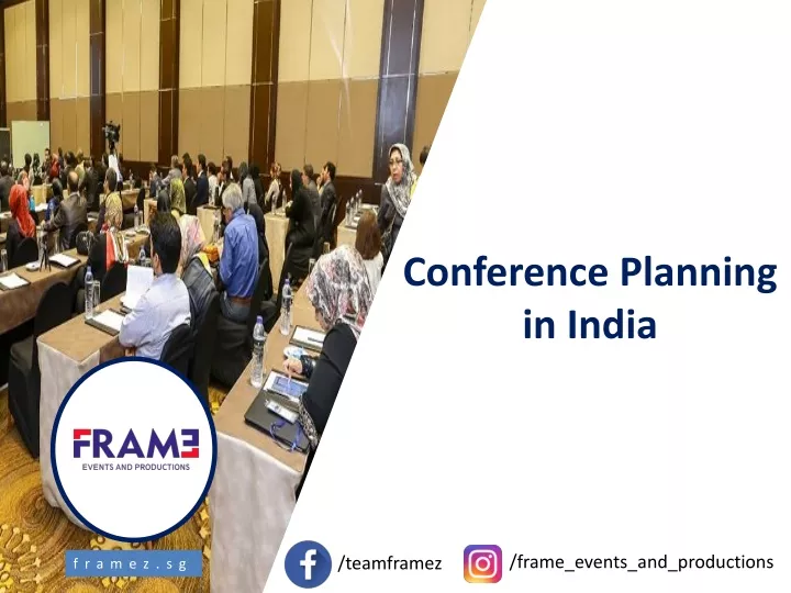 conference planning in india