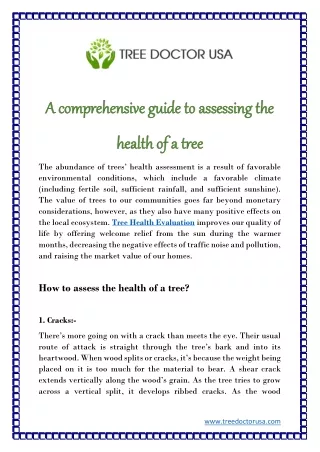 a comprehensive guide to assessing