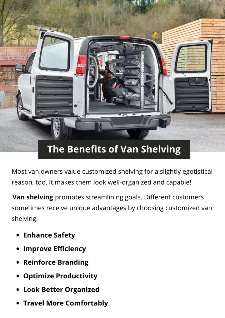 the benefits of van shelving