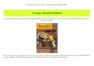[Download] [epub]^^ Arrugas (Spanish Edition) [EBOOK PDF]