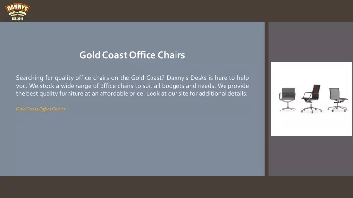 gold coast office chairs