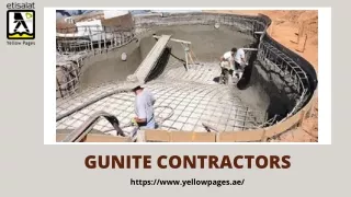 Gunite Contractors