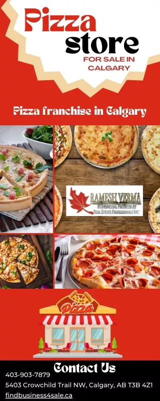 Pizza store for sale in Calgary