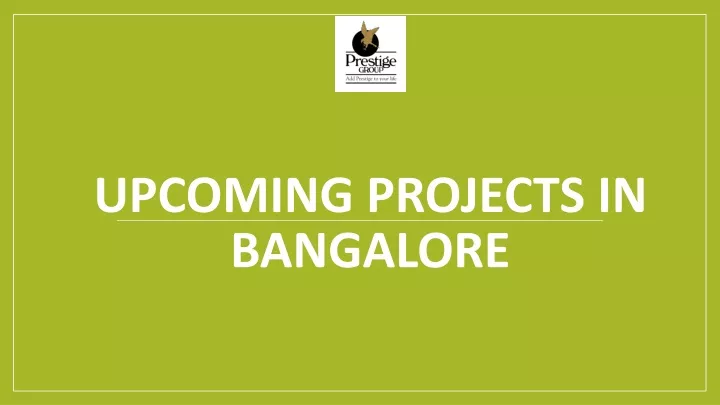 upcoming projects in bangalore