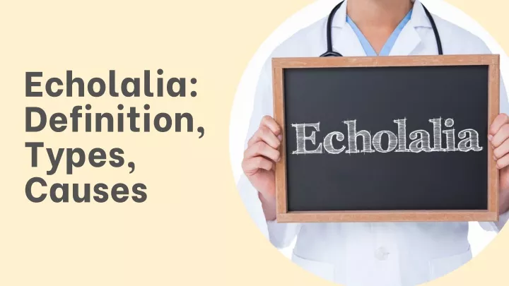 echolalia definition types causes