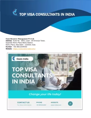 Top Visa Consultants in India