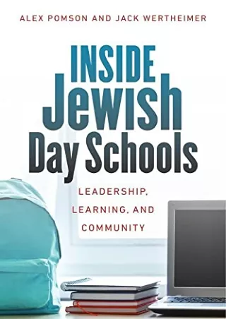 DOWNLOA T  Inside Jewish Day Schools Leadership Learning and Community
