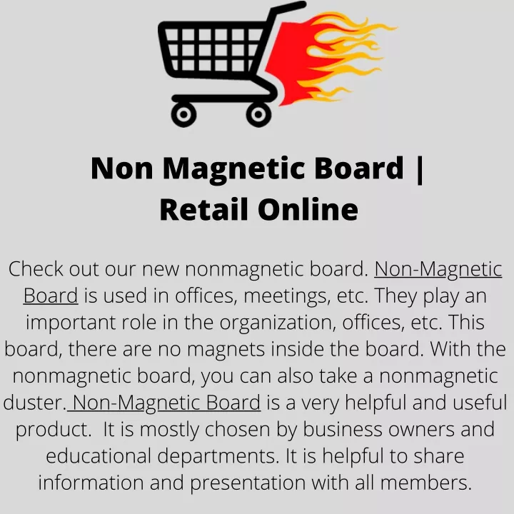 non magnetic board retail online