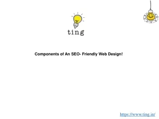 components of an seo friendly web design