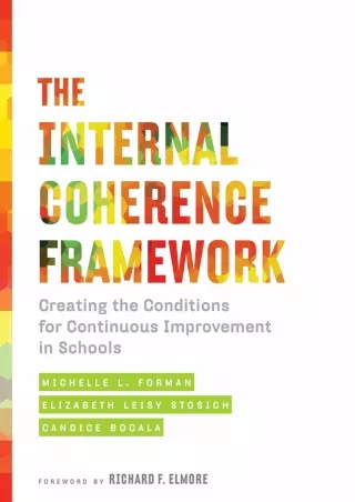 eBOOK  The Internal Coherence Framework Creating the Conditions for