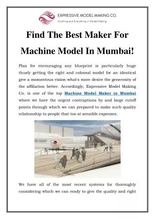 find the best maker for