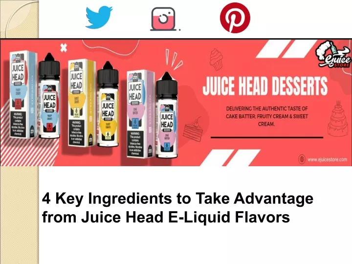 4 key ingredients to take advantage from juice