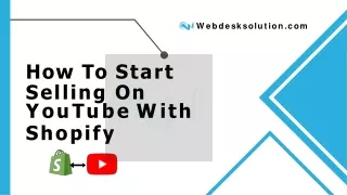 How to Start Selling On YouTube With Shopify