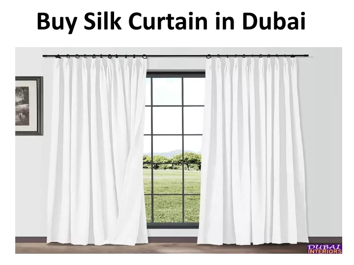 buy silk curtain in dubai