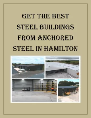 Steel Building Specialists Hamilton